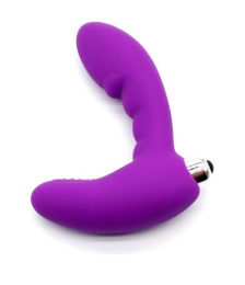 Vibromasseur anal violet stimulateur de prostate Pocket Pleasure + 1 dosette lubrifiant